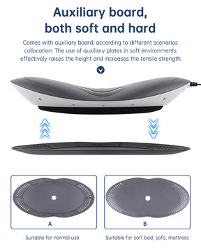 elektrische rugmassager, lumbar massager, luchttractie rugmassager, elektrische rugtrainer, warmte vibratiemassage, tractie lendensteun, USB rugmassage apparaat, rugpijn verlichting apparaat, houding verbeteren, Dynamische massage