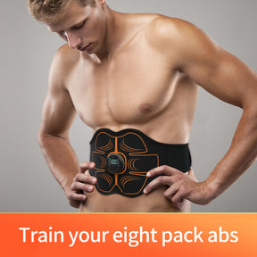 Buikspiertrainers Elektrisch - Hometrainer Afvallen - Fitness - Zwart en Oranje