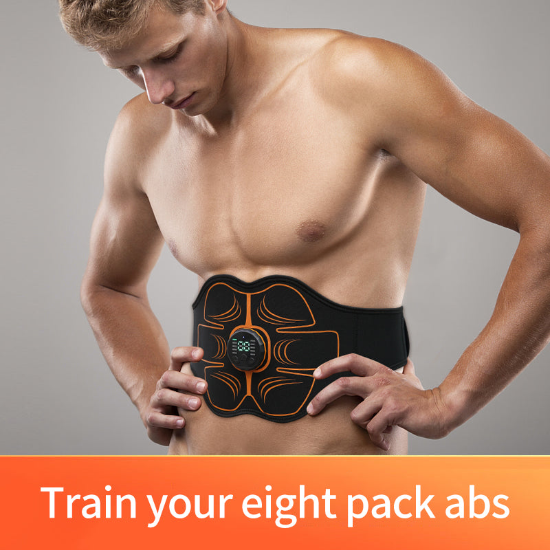 Buikspiertrainers Elektrisch - Hometrainer Afvallen - Fitness - Zwart en Oranje