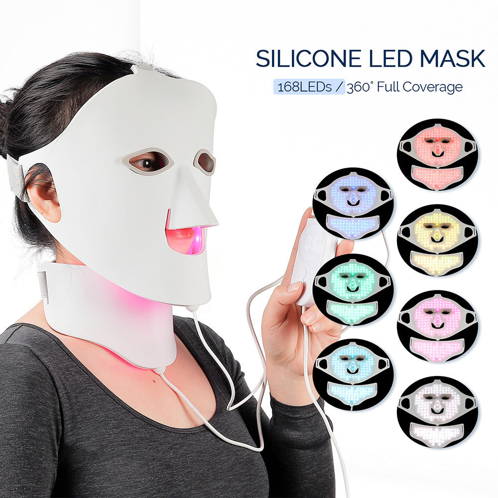 Envigante LED Masker - Rood Lichttherapie - Infraroodlamp - Collageen Skin Care - 7 Kleuren - Red Light Therapy