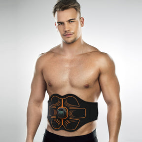 Buikspiertrainers Elektrisch - Hometrainer Afvallen - Fitness - Zwart en Oranje