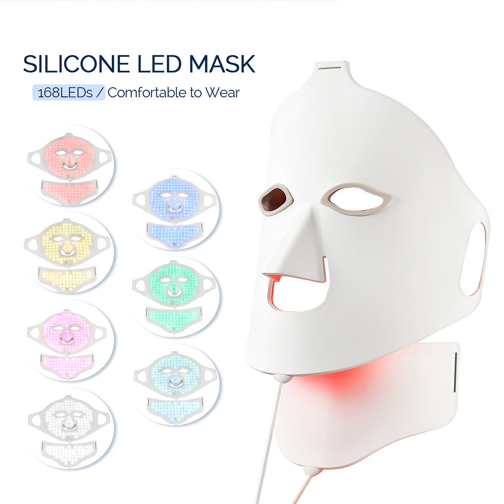 Envigante LED Masker - Rood Lichttherapie - Infraroodlamp - Collageen Skin Care - 7 Kleuren - Red Light Therapy